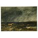 Watercolour - The Challenge: A Bull in a Storm on a Moor