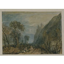 View on the Rhine; Bausenberg (Watercolour) View on the Rhine; Bausenberg (Watercolour)