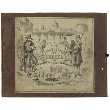 Board game - The Travellers of Europe, with Improvements and Additions