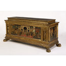Cassone - The Meeting of King Salomon and the Queen of Sheba Cassone - The Meeting of King Salomon and the Queen of Sheba