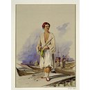 A Greek boatman (Watercolour)