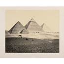 The Pyramids of El-Geezeh, from the South West (Photograph)