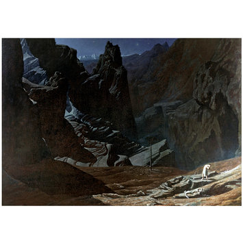 Oil painting - The Upas, or Poison-Tree, in the Island of Java