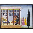 Shambara receives the fish (Painting)