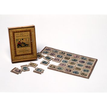 Dissected puzzle - The Pence Table Dissected