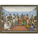 A group of dancing-girls and musicians performing beneath a canopy (Painting) A group of dancing-girls and musicians performing beneath a canopy (Painting)