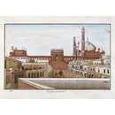 Drawing - One of four drawings of Mughal architecture.