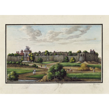 Drawing - Sixty drawings of Mughal monuments and architectural details. Drawing - Sixty drawings of Mughal monuments and architectural details.