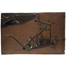 Studies of Two Ploughs (Oil painting)