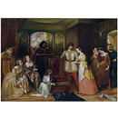 Cinderella About to Try on the Glass Slipper (Oil painting)