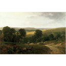 Oil painting - Landscape with waggon