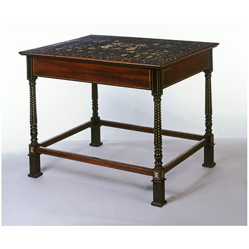 Altar frontal converted into a table