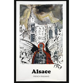 Poster - Alsace, French Railways Poster - Alsace, French Railways