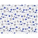 People and Birds (Furnishing fabric)