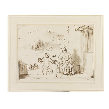 Drawing - Return of the Prodigal Son