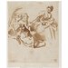 Drawing - Allegory in honour of the Duchess of Mantua