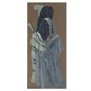 Oil painting - A Lady Holding a Fan