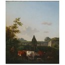 Landscape with Cattle (Oil painting) Landscape with Cattle (Oil painting)