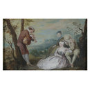 Figures in an Arcadian Landscape (Oil painting) Figures in an Arcadian Landscape (Oil painting)