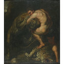 Hercules and the Nemean lion (Oil painting)