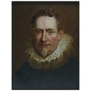 Portrait of a man wearing a ruff (Oil painting)