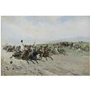 A Fair in Andalusia with Horse Racing (Oil painting) A Fair in Andalusia with Horse Racing (Oil painting)