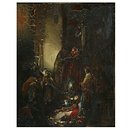 Oil painting - The Knight's Funeral