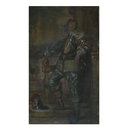 A Man in Half Armour (Oil painting)