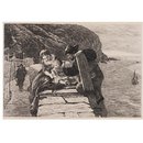 The Fisherman's Goodnight (Etching)