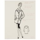 Lambskin or sheepskin fingertip coat (Fashion design) Lambskin or sheepskin fingertip coat (Fashion design)