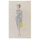 Tailored Suit; Field Rhoades haute couture (Fashion design) Tailored Suit; Field Rhoades haute couture (Fashion design)