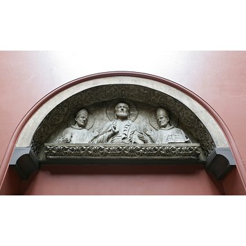 Plaster cast - Christ, St. Godehard and St. Epiphanius