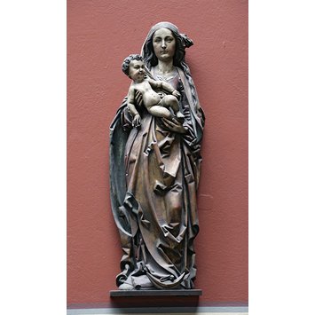 Plaster cast - Virgin and Child