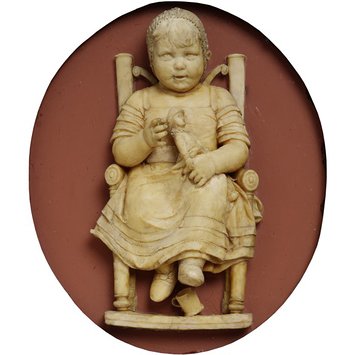 Relief - A Child (probably the artist's sister, Mary Ann) Relief - A Child (probably the artist's sister, Mary Ann)
