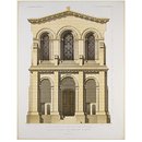 Facade d'une Chapelle d'une Communauté Religieuse (Print) Facade d'une Chapelle d'une Communauté Religieuse (Print)