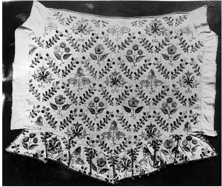 Polychrome Stomacher, circa 1600-1615