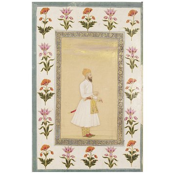 Painting - standing figure of a courtier