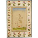 Painting - A nobleman holding a book.