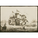 Oil painting - Naval Engagement Oil painting - Naval Engagement