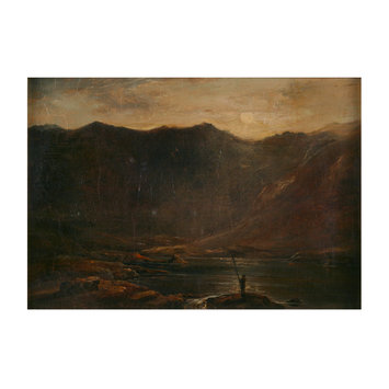 Oil painting - Blea Tarn, Cumberland Oil painting - Blea Tarn, Cumberland