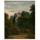Oil painting - Ockham Church, Surrey Oil painting - Ockham Church, Surrey