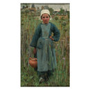 Peasant Girl Carrying a Jar, Quimperlé (Oil painting) Peasant Girl Carrying a Jar, Quimperlé (Oil painting)