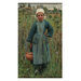 Oil painting - Peasant Girl Carrying a Jar, Quimperlé
