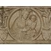 Section of a sarcophagus - Virgin and Child between Saints James and John the Baptist