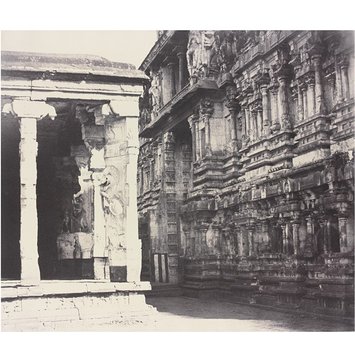 Photograph - The inner Facade of the gateway of the East Gopuram