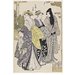 Woodblock print - Komurasaki of the Tama-ya House Woodblock print - Komurasaki of the Tama-ya House