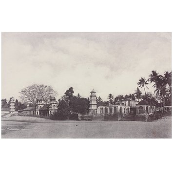 Photograph - Buildings at Trivady used by the Rajah of Tanjore on his visit to the Pagoda of that Town