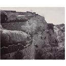 Inner Walls and Scarped Rock of the Fort (Photograph)
