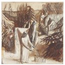 Study for 'Zarcharias and Elizabeth' (Drawing)