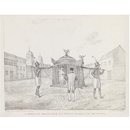 A Brazilian Sedan Chair and a person begging for the Church (Print)
